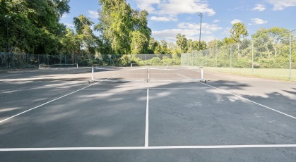 Outdoor Pickle Ball court