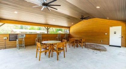 Pavilion and social area