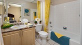 Bathroom with tub/shower combo