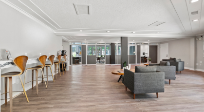 Resident lounge and leasing office