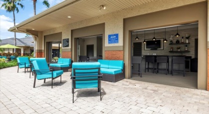 Outdoor entertainment area 