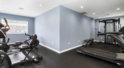 Fully equipped fitness center