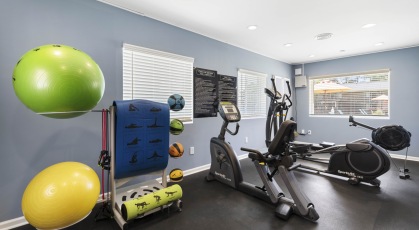 Fully equipped fitness center