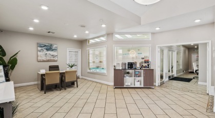 Leasing office and clubhouse