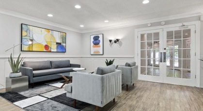 Resident lounge and leasing office