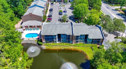 Aerial view of Franklin Woods