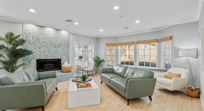 Clubhouse social seating area