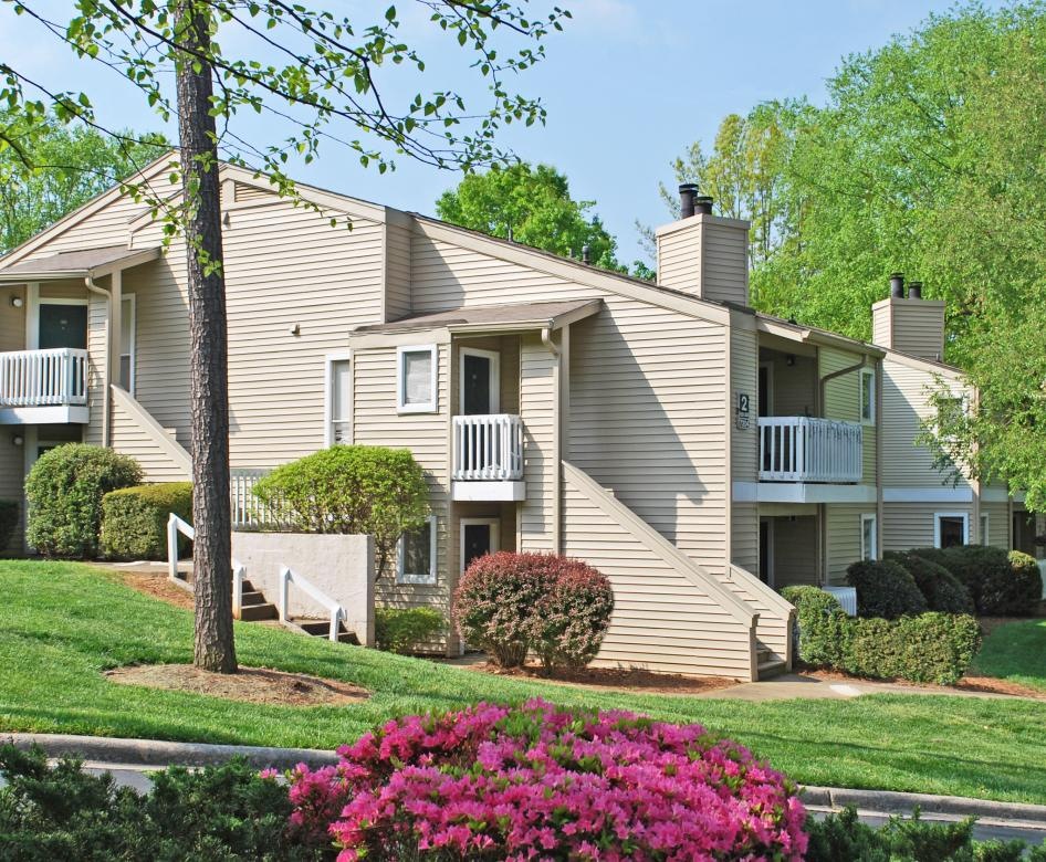 a house with a large front yard