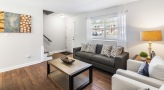 Living room with lots of natural light