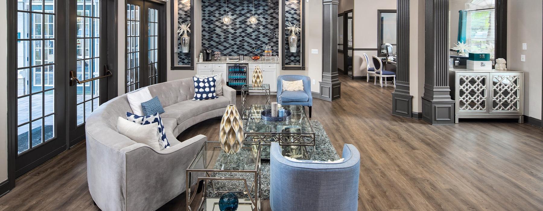 sitting room next to leasing office