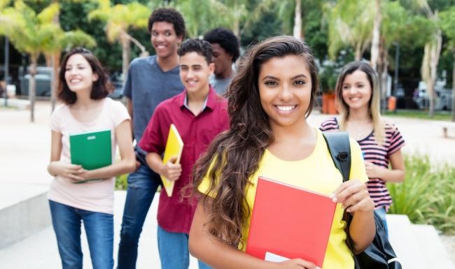a group of people posing for a photo