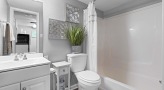 Bathroom with tub/shower combo