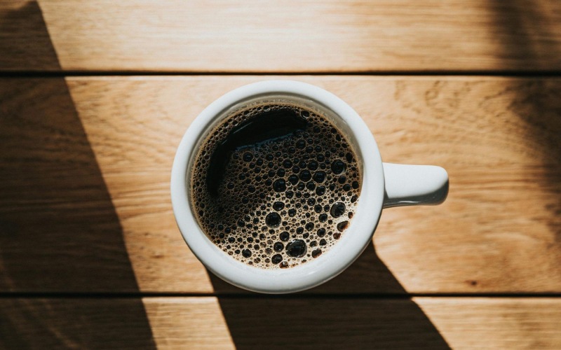 a cup of coffee