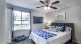 Bedroom with lots of natural light