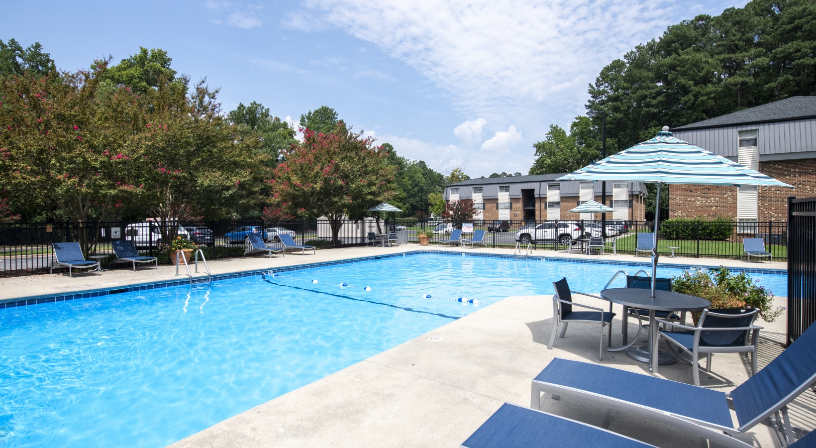Enjoy access to the pool at Chapel Tower Apartments