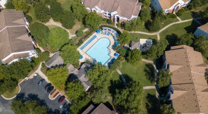 Aerial view of Legends at Virginia Center community