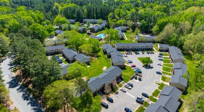Aerial view of Book Creek