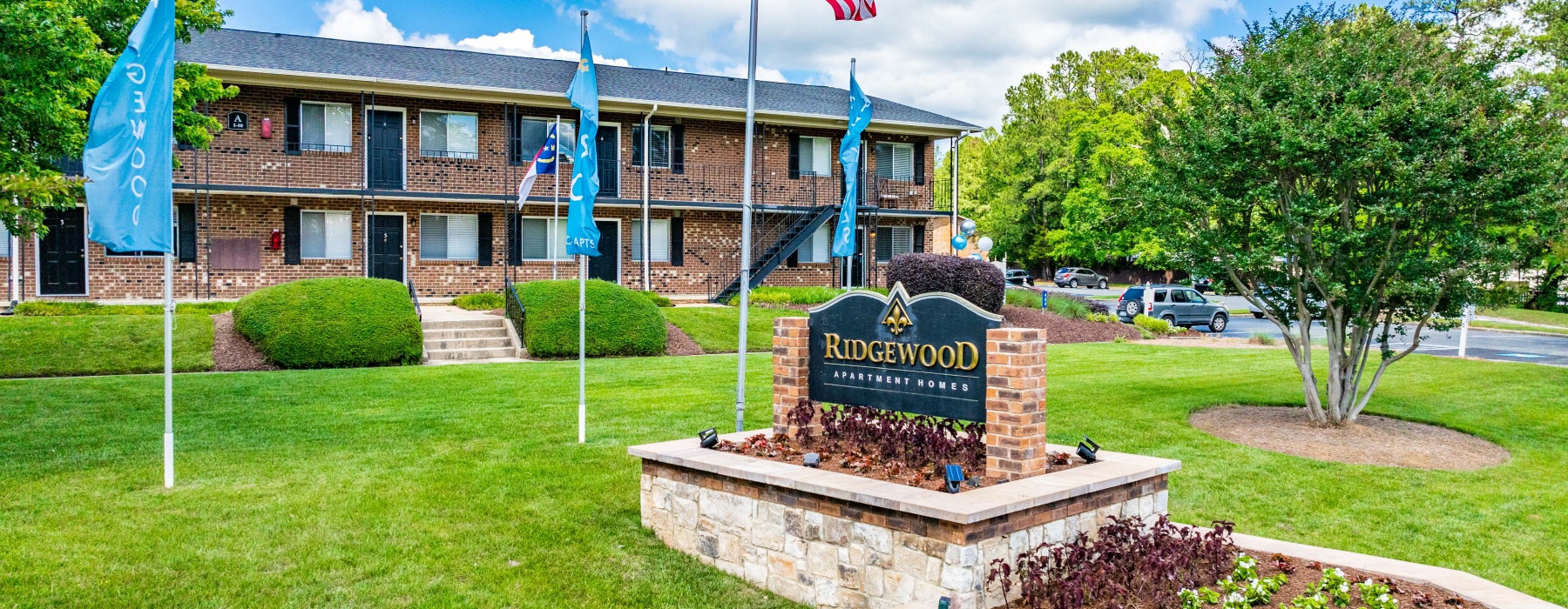 Ridgewood sign in front of property