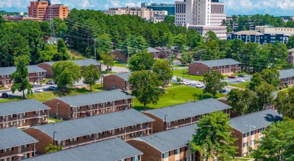 Aerial View of Duke Manor