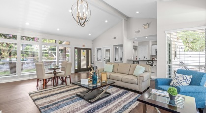 Clubhouse social seating area