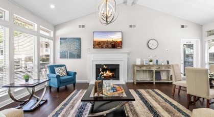 Clubhouse with seating area