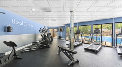 Access to Royal Park Fitness center with cardio machines and weights