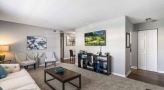 Living room with an open concept layout