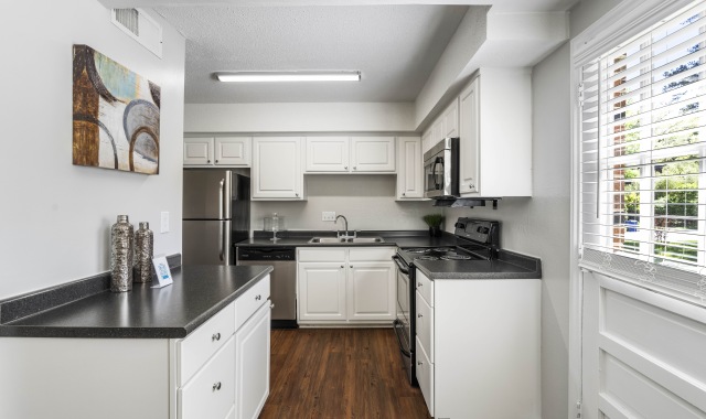 Spacious, renovated townhomes with stainless steel kitchen appliances