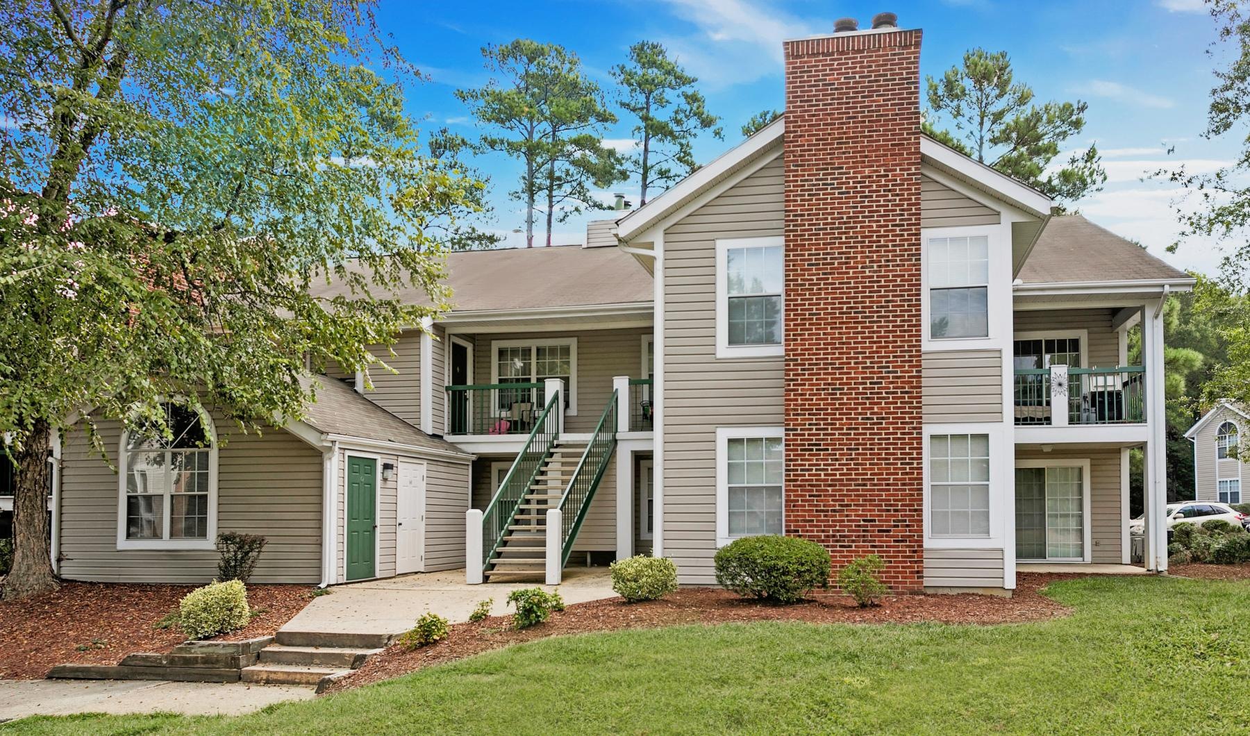 a house with a chimney