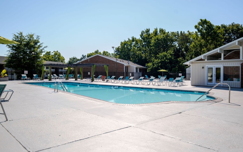 Swimming Pool with lounge seating