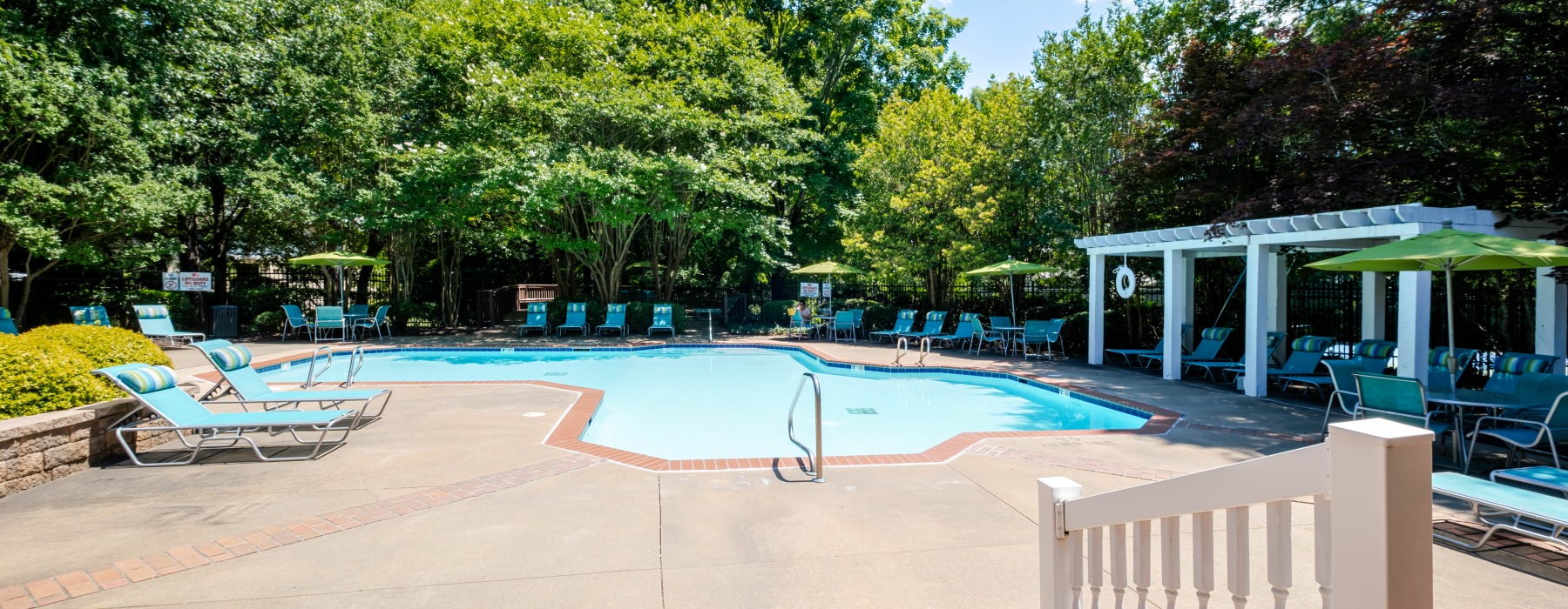 Resort-style swimming pool