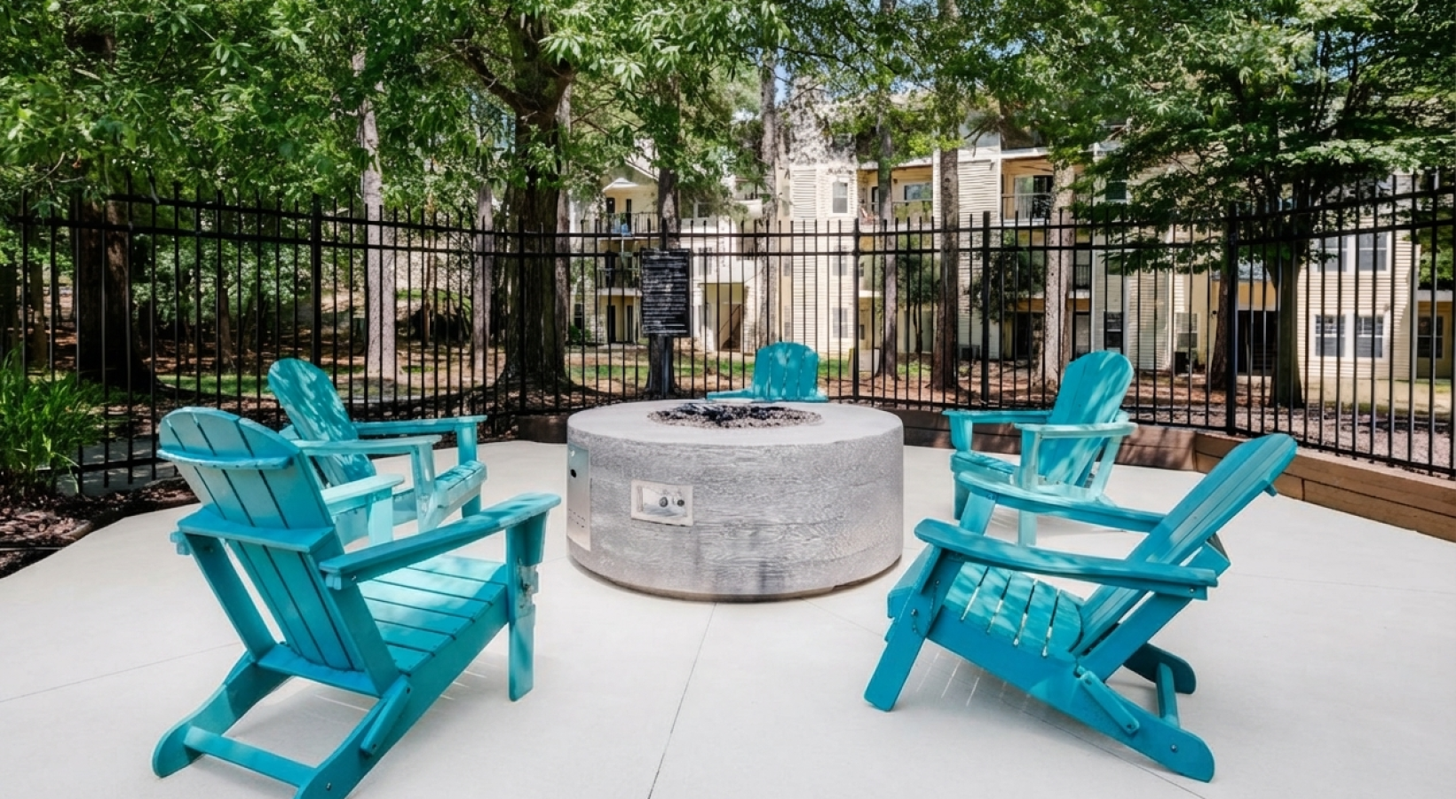 Resident Fire pit with seating
