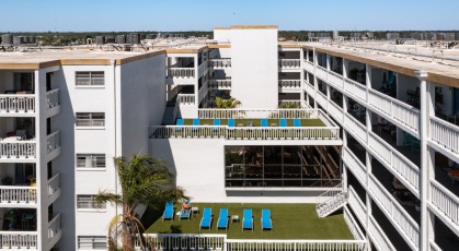 Aerial view of community