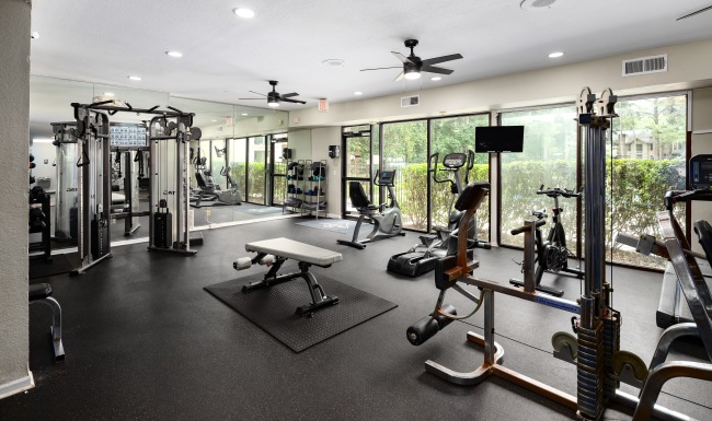 Huge fitness center