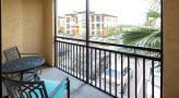 Screened in private balcony with property view