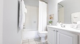 Bathroom with tub/shower combo