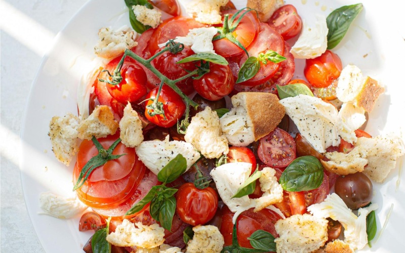 a plate of food