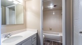 Bathroom with tub/shower combo