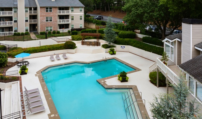 Sparkling pool