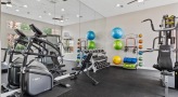 Fitness center with a variety of cardio and weight machines