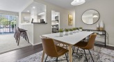 Spacious dining area and open concept layouts
