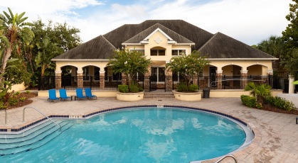 Resort-inspired pool