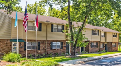 Booker Creek Townhouse Apartments exterior building