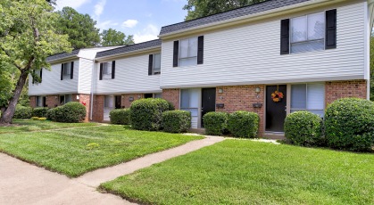 Brook Hill Townhouse Apartments is a two-story apartment complex