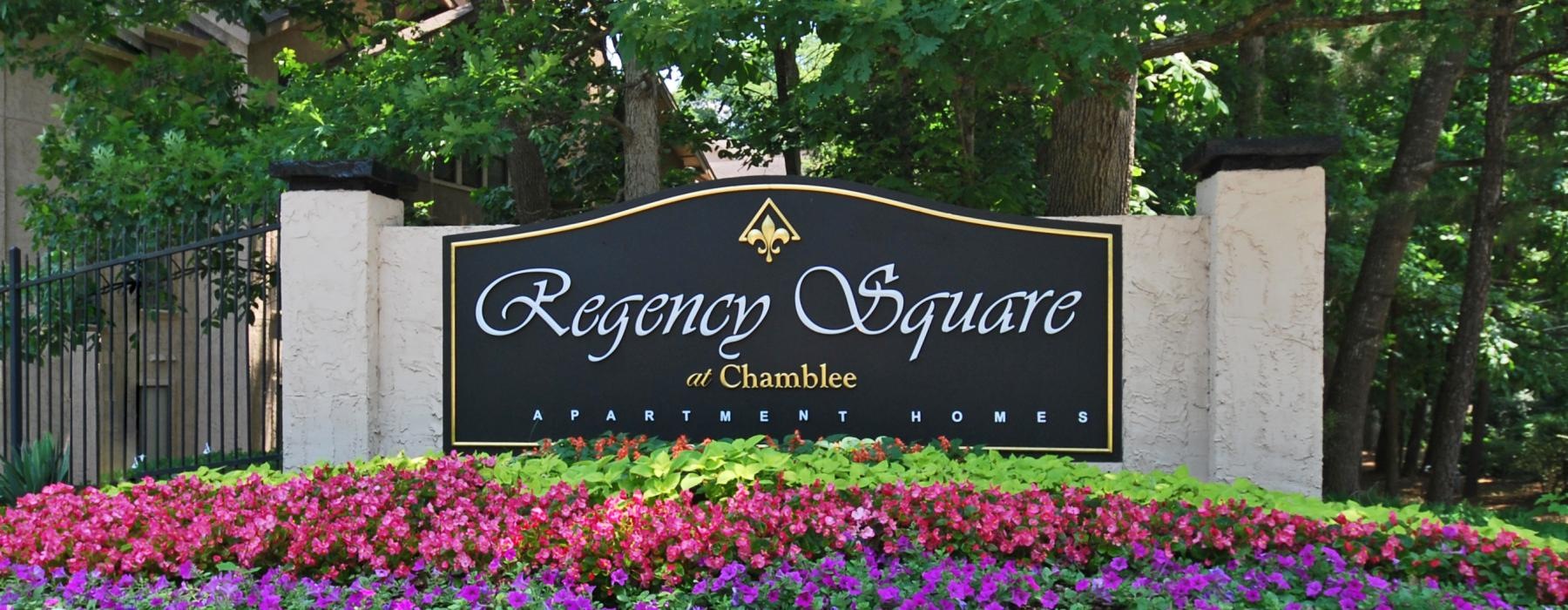 a sign in a garden