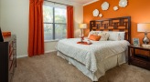 Bedroom with lots of natural light and large walk-in closets