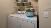 Laundry Room with shelving