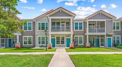 Studio, 1, 2, & 3 bedroom townhome-style apartments. with private ground-level entrances
