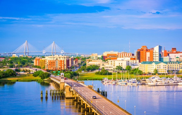 bridge over a river in South Carolina