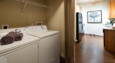Laundry room with washer and dryer included